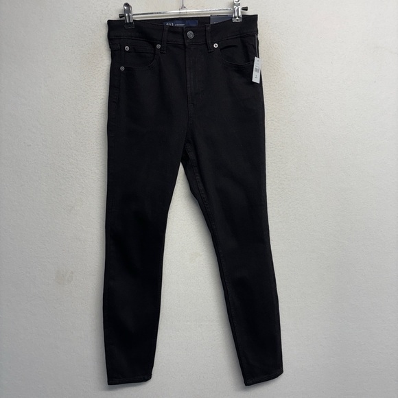 NWT Gap Denim 2/26 Short Black High Rise Universal Legging Super Stretch - Picture 1 of 9